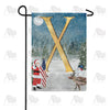 America Forever Merry Christmas USA Monogram Garden Flag