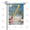 America Forever Merry Christmas USA Monogram Garden Flag