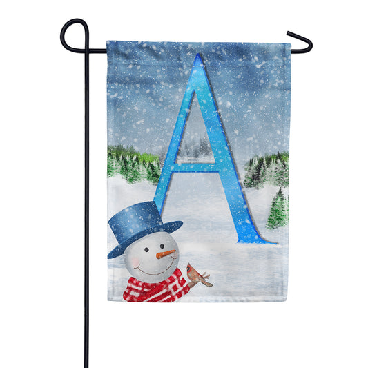 America Forever There's Snow Sun Today! Monogram Garden Flag