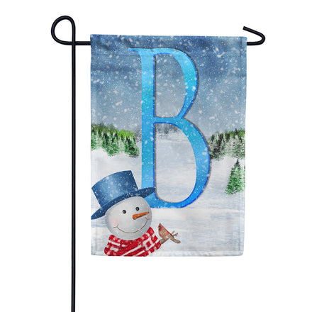 America Forever There's Snow Sun Today! Monogram Garden Flag