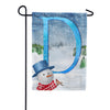 America Forever There's Snow Sun Today! Monogram Garden Flag
