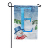 America Forever There's Snow Sun Today! Monogram Garden Flag