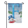 America Forever There's Snow Sun Today! Monogram Garden Flag