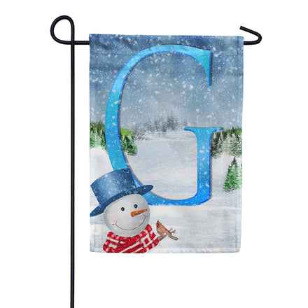 America Forever There's Snow Sun Today! Monogram Garden Flag