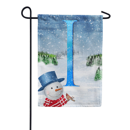 America Forever There's Snow Sun Today! Monogram Garden Flag