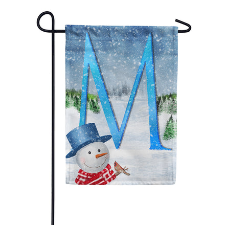 America Forever There's Snow Sun Today! Monogram Garden Flag