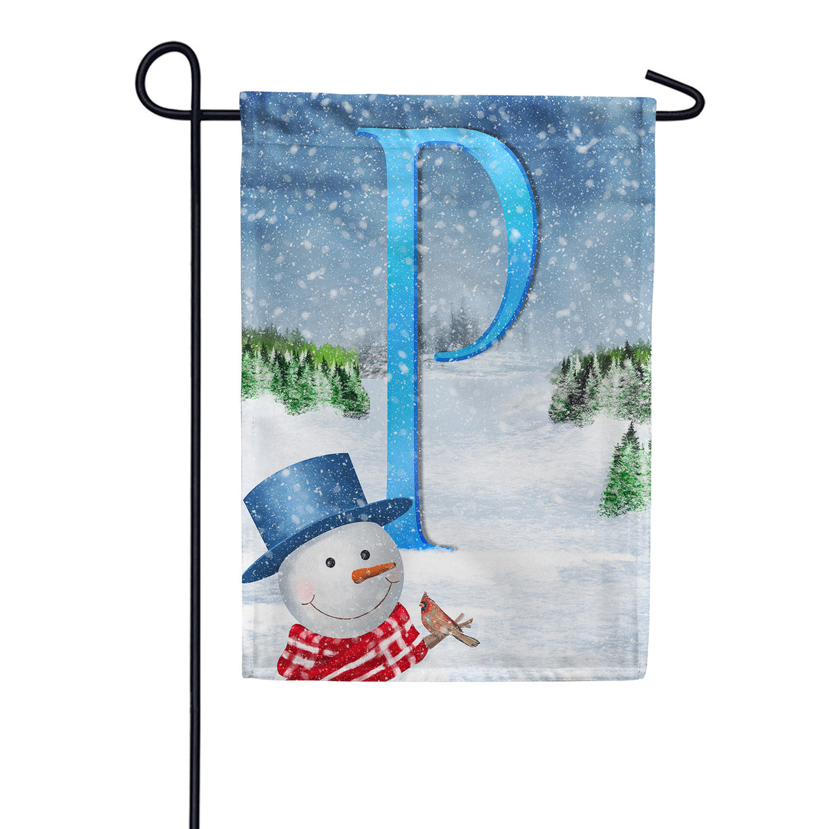 America Forever There's Snow Sun Today! Monogram Garden Flag
