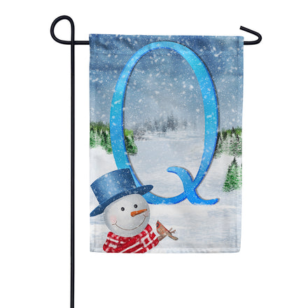 America Forever There's Snow Sun Today! Monogram Garden Flag