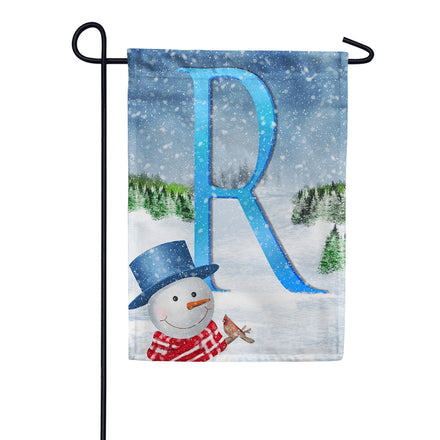 America Forever There's Snow Sun Today! Monogram Garden Flag