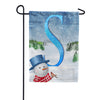 America Forever There's Snow Sun Today! Monogram Garden Flag