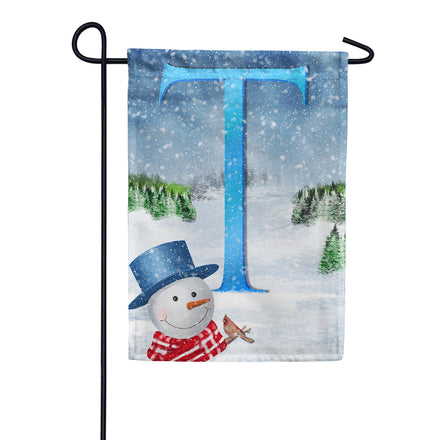America Forever There's Snow Sun Today! Monogram Garden Flag