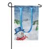 America Forever There's Snow Sun Today! Monogram Garden Flag
