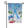 America Forever There's Snow Sun Today! Monogram Garden Flag