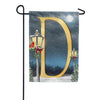 America Forever Winter Lamp Warmth Monogram Garden Flag