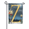 America Forever Winter Lamp Warmth Monogram Garden Flag