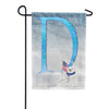 America Forever Polar Bear Snow Family Monogram Garden Flag