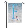America Forever Polar Bear Snow Family Monogram Garden Flag
