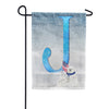 America Forever Polar Bear Snow Family Monogram Garden Flag