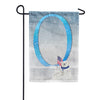 America Forever Polar Bear Snow Family Monogram Garden Flag