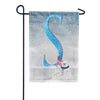America Forever Polar Bear Snow Family Monogram Garden Flag