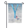 America Forever Polar Bear Snow Family Monogram Garden Flag