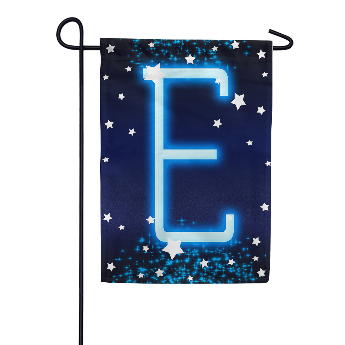 America Forever New Year Starlight Monogram Garden Flag
