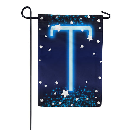 America Forever New Year Starlight Monogram Garden Flag