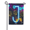 America Forever New Year Celebration Monogram Garden Flag