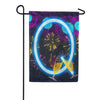 America Forever New Year Celebration Monogram Garden Flag