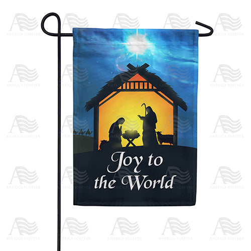America Forever Holy Nativity Joy To The World Garden Flag