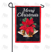 America Forever Merry Christmas Bells Garden Flag