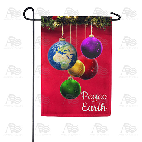 America Forever Peace On Earth Ornaments Garden Flag