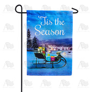 America Forever Sleigh Of Gifts Garden Flag