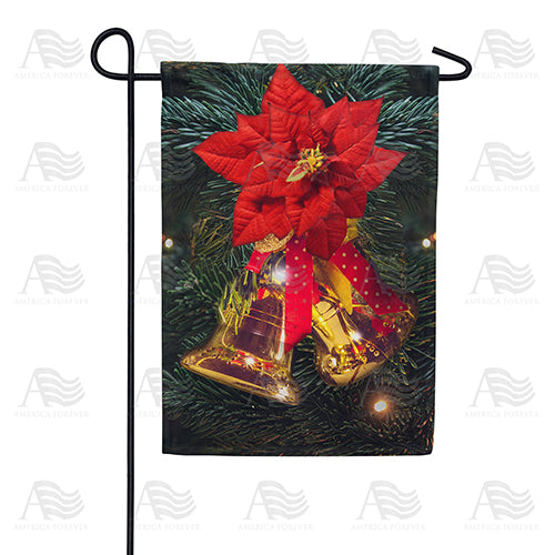 America Forever Gold Bells Garden Flag