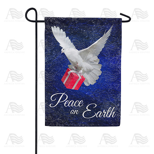 America Forever Peace On Earth-Dove With Gift Garden Flag