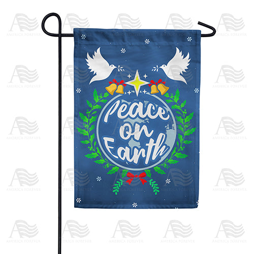 America Forever Let There Be Peace On Earth Garden Flag