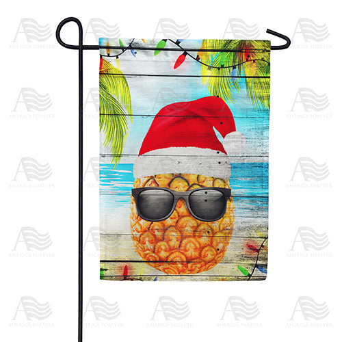 America Forever Tropical Christmas Garden Flag