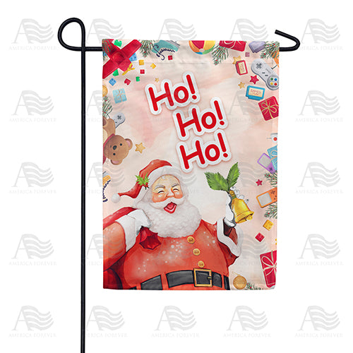 America Forever Vintage Santa Garden Flag