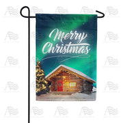 America Forever Merry Christmas At The Cabin Garden Flag