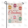 America Forever Merry Christmas Balls Garden Flag