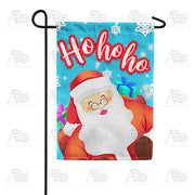 America Forever Ho Ho Ho Santa Claus Garden Flag