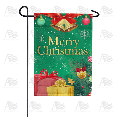 America Forever Merry Christmas Gifts Garden Flag