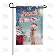 America Forever Season's Greetings! Garden Flag
