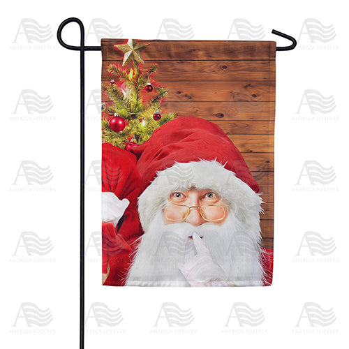 America Forever Hush, You Didn't See Me Garden Flag