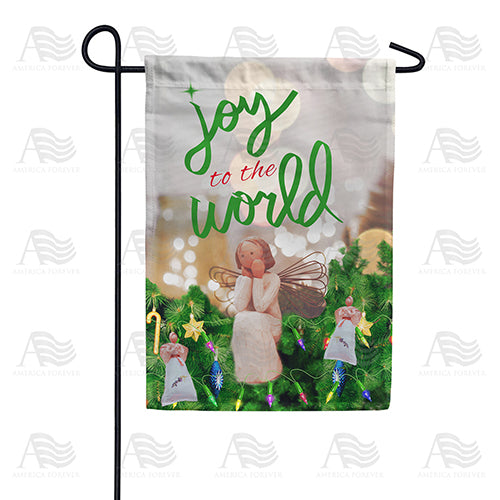 America Forever Joy to The World Angel Garden Flag