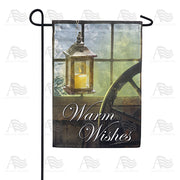 America Forever Warm Winter Wishes Garden Flag