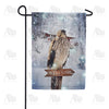 America Forever Winter Hawk Garden Flag