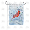 America Forever Winter Red Beauty Garden Flag