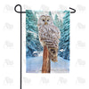 America Forever Owl's Winter Perch Garden Flag