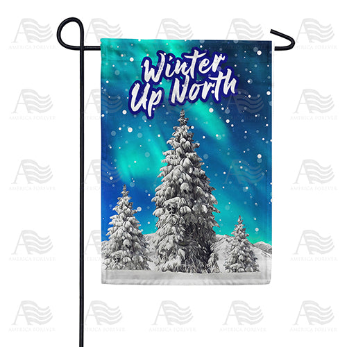 America Forever Northern Winter Garden Flag